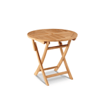 Stella Teak Patio Round Bistro Set 3PC - LOOMLAN - HiTeak - Outdoor Bistro Sets
