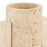 Stone Vase, Face to Face Set of 2 - LOOMLAN - Currey & Co - Vases & Jars