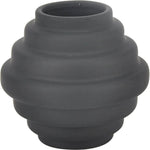 Stoneware Mish Vase Black - LOOMLAN - Moe's Home - Vases & Jars