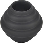 Stoneware Mish Vase Black - LOOMLAN - Moe's Home - Vases & Jars