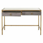 Strand Shagreen Desk Drawers Gray Shagreen - LOOMLAN - Essentials For Living - Home Office Desks