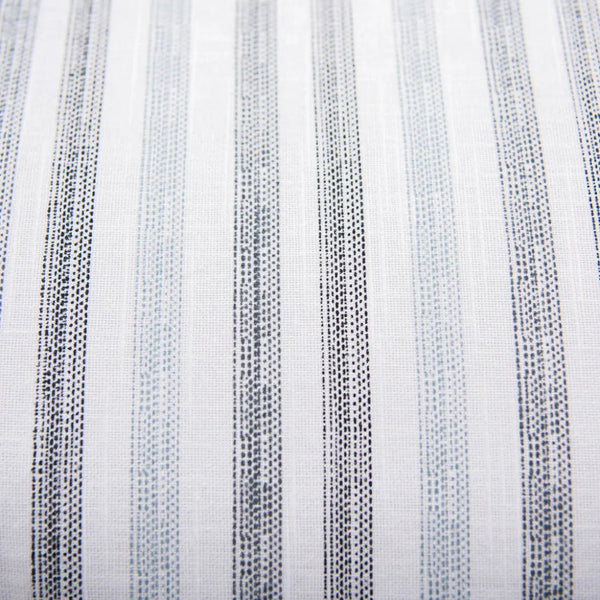 Striped Blue er Duvet Set With Two Shams - LOOMLAN - LOOMLAN - Duvet Cover Set