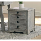 Studio 20 Four Drawer Mobile File Cabinet - LOOMLAN - Palmetto Home - Accent Cabinets