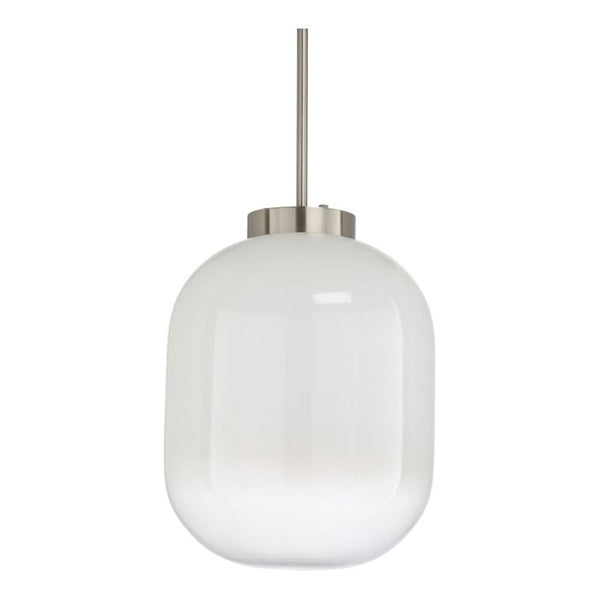 Subway Large Vintage Milk Glass Light Pendant - LOOMLAN - Wildwood - Pendants