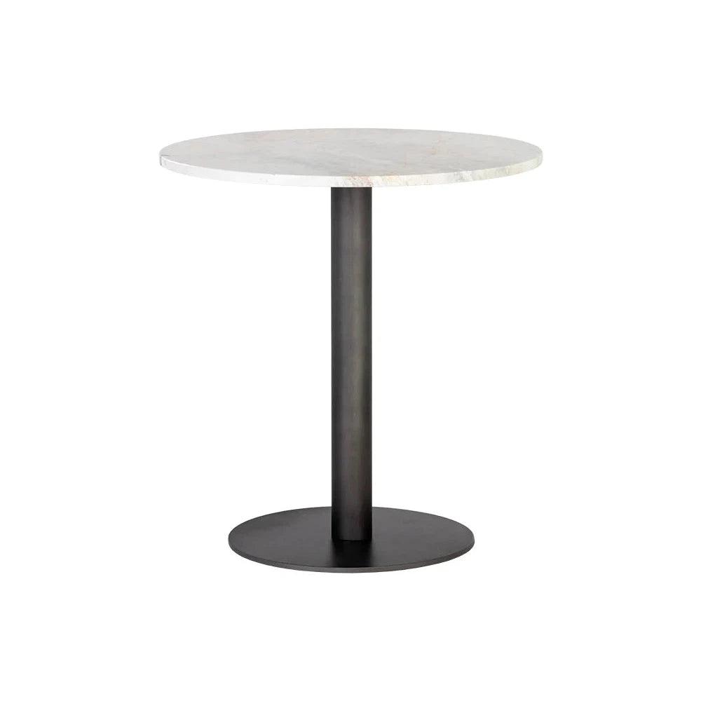 Suki Bistro Table - White Marble Top Dining - LOOMLAN - SUNPAN - Dining Tables