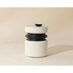 Sumie End Table Contemporary Concrete Finish - LOOMLAN - SUNPAN - Side Tables