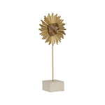 Sunburst Gold Design Sculpture - LOOMLAN - Chelsea House - Statues & Sculptures