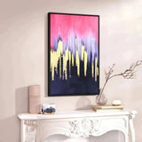 Sunset Wave Canvas Wall Art Multicolor - LOOMLAN - Zuo Modern - Canvas Art