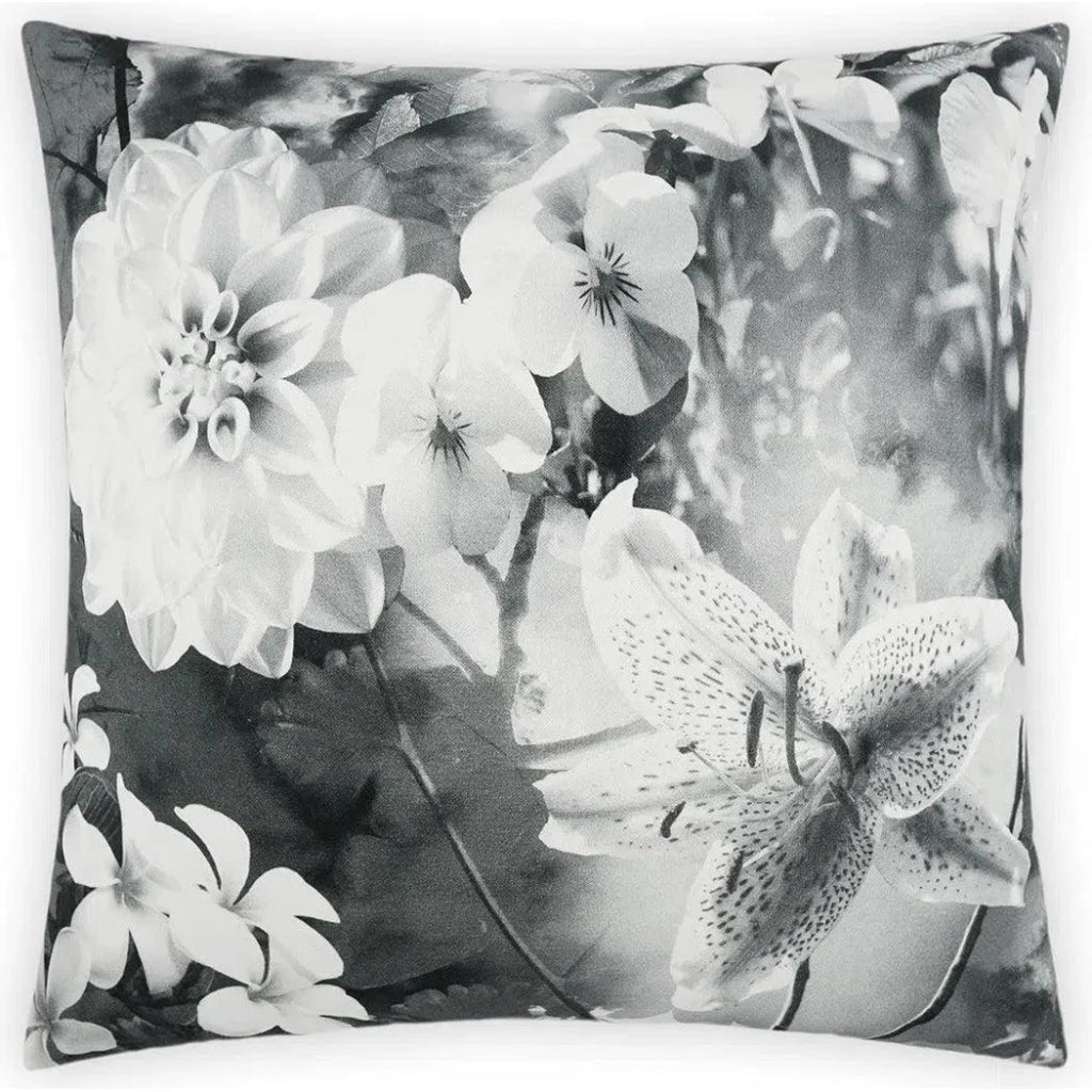 Superbloom Grey Throw Pillow With Insert - LOOMLAN - D.V. Kap - Throw Pillows