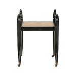 Swan Vanity Black Bedroom Bench - LOOMLAN - Chelsea House - Bedroom Benches