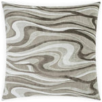 Sway Travertine Brown Throw Pillow Insert - LOOMLAN - D.V. Kap - Throw Pillows