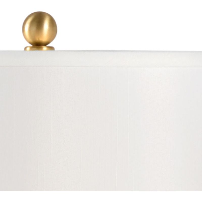 Swirl Credenza Brass And Stone Table Lamp - LOOMLAN - Wildwood - Table Lamps