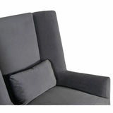 Swivel Counter Stool Charcoal Grey - LOOMLAN - Moe's Home - Counter Stools