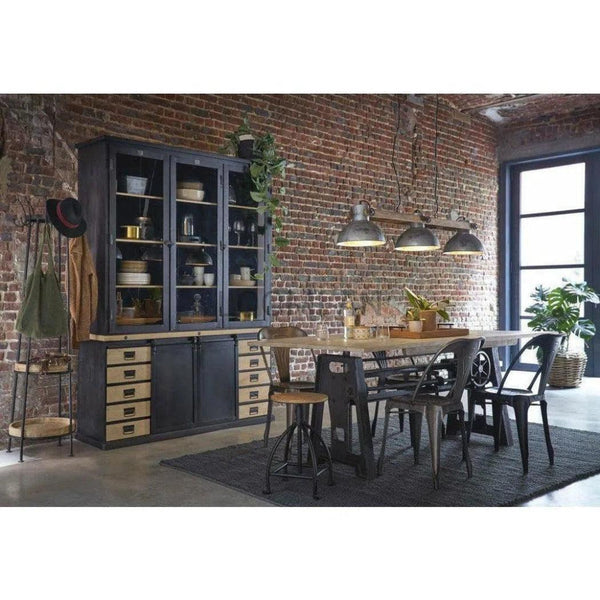 Table Height Sunburst Dining Table Sun - LOOMLAN - LOOMLAN - Bar Tables
