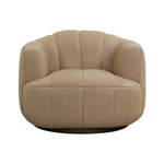 Tadeo Leather Swivel Lounge Chair - LOOMLAN - SUNPAN - Club Chairs