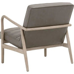 Tahoe Club Chair Gray Upholstery & Oak Wood - LOOMLAN - Essentials For Living - Accent Chairs