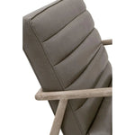 Tahoe Club Chair Gray Upholstery & Oak Wood - LOOMLAN - Essentials For Living - Accent Chairs