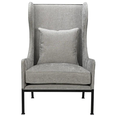 Tall Allende Fabric Arm Chair - LOOMLAN - CFC - Accent Chairs