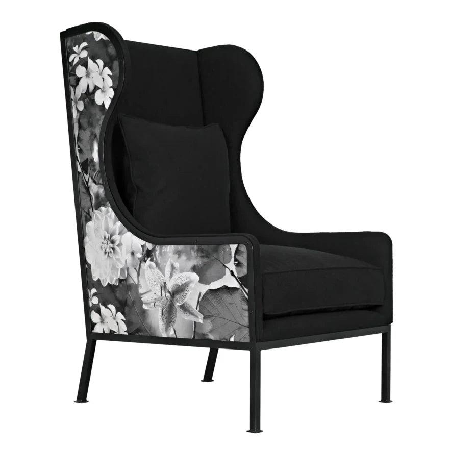 Tall Allende Fabric Arm Chair - LOOMLAN - CFC - Accent Chairs