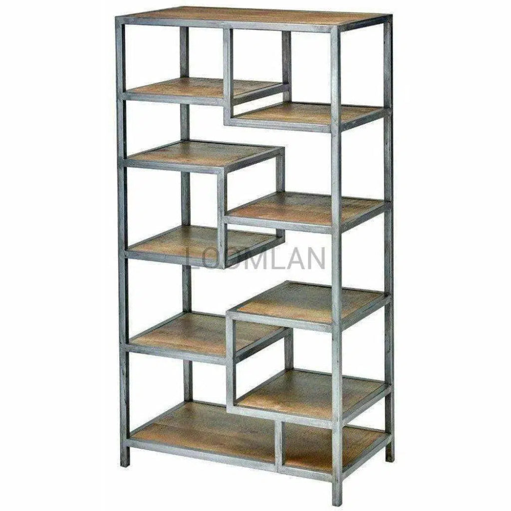 Tall Free Standing Etagere Shelf Roberto - LOOMLAN - LOOMLAN - Etageres