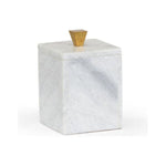 Tall Merle White Marble Made Box - LOOMLAN - Wildwood - Boxes & Bowls