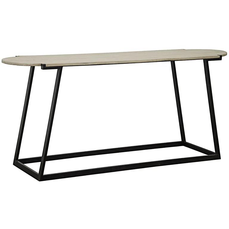 Tansy Wooden Oval Console Table - LOOMLAN - CFC - Console Tables