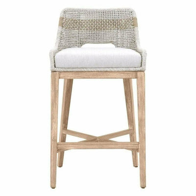 Tapestry Barstool Taupe Rope - LOOMLAN - Essentials For Living - Bar Stools