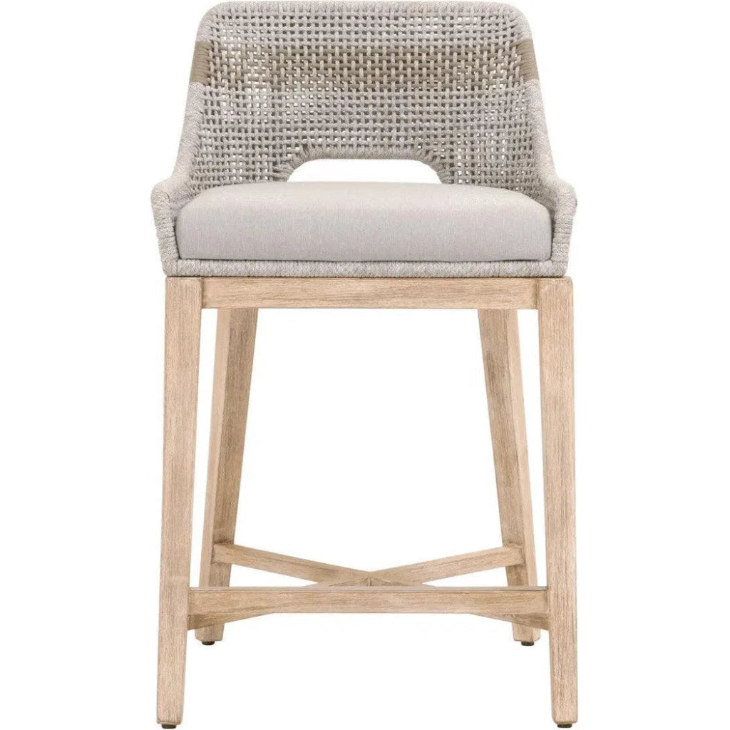 Tapestry Counter Stool Taupe Rope - LOOMLAN - Essentials For Living - Counter Stools