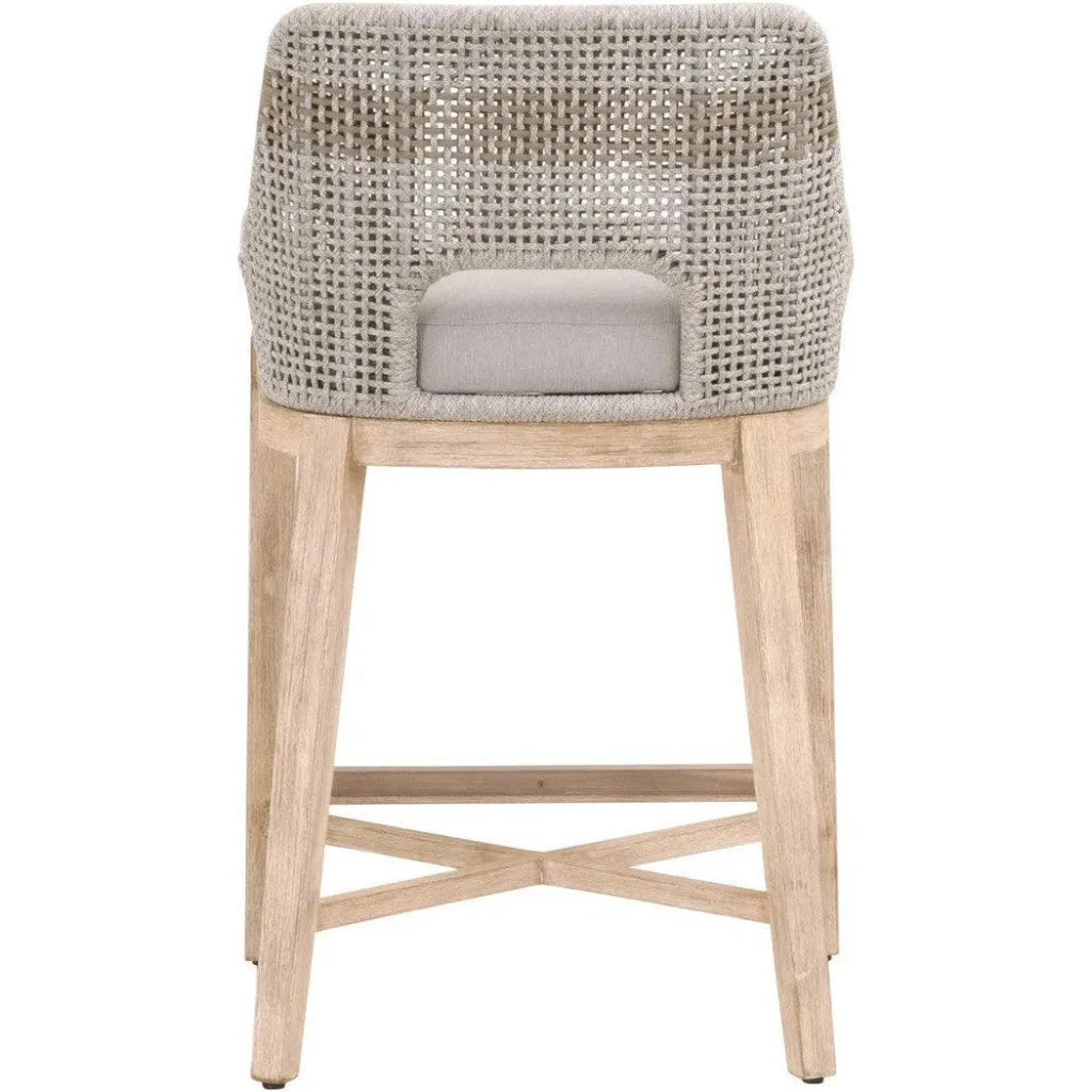 Tapestry Counter Stool Taupe Rope - LOOMLAN - Essentials For Living - Counter Stools