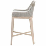 Tapestry Outdoor Barstool Rope & Teak - LOOMLAN - Essentials For Living - Outdoor Bar Stools