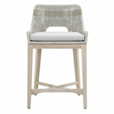 Tapestry Outdoor Counter Stool Rope & Teak - LOOMLAN - Essentials For Living - Outdoor Counter Stools