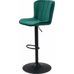 Tarley Green Barstool Adjustable Height - LOOMLAN - Zuo Modern - Bar Stools