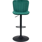 Tarley Green Barstool Adjustable Height - LOOMLAN - Zuo Modern - Bar Stools