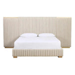 Tarrant King Bed Style With Gold Steel Legs - LOOMLAN - SUNPAN - Beds