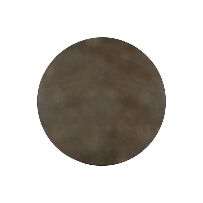 Tarsus Concrete Outdoor Round Coffee Table - LOOMLAN - SUNPAN - Outdoor Coffee Tables