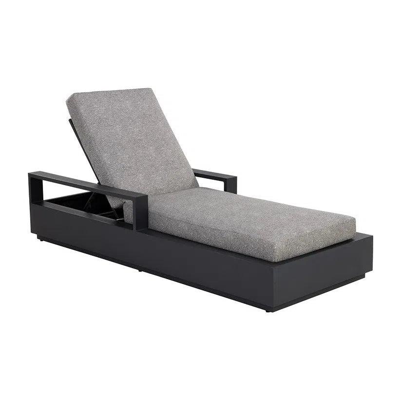 Tavira Lounger Lanikai Salt & Pepper Outdoor Chair - LOOMLAN - SUNPAN - Outdoor Cabanas & Loungers