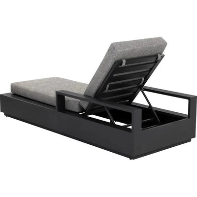 Tavira Lounger Lanikai Salt & Pepper Outdoor Chair - LOOMLAN - SUNPAN - Outdoor Cabanas & Loungers