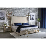 Taylen Leather Backless Bench - LOOMLAN - SUNPAN - Bedroom Benches