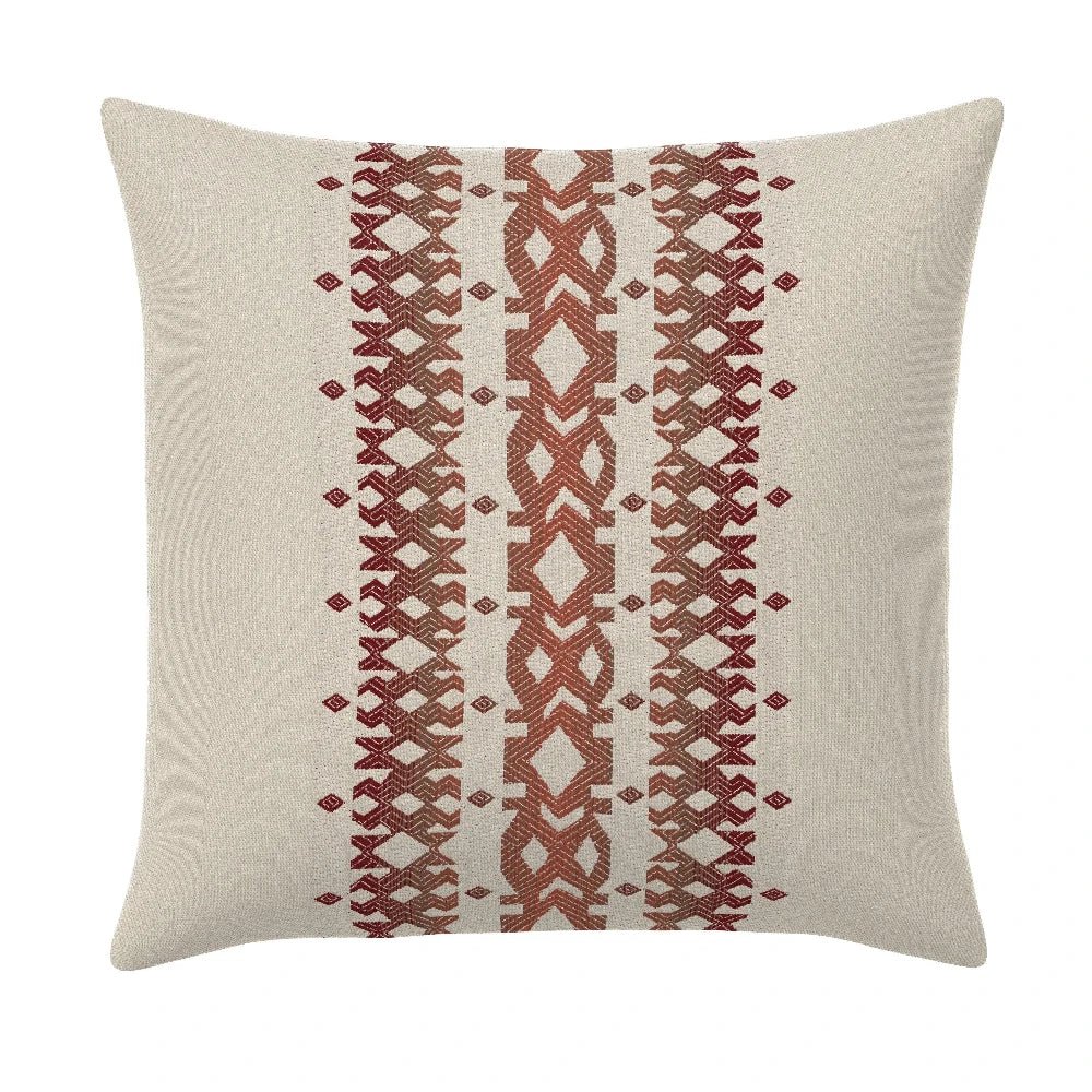 Texacoco Ribbon Handmade Outdoor Pillow - LOOMLAN - Earnest Collection - Outdoor Pillows