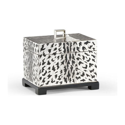 Textured Animal Printed Wood Box - LOOMLAN - Wildwood - Boxes & Bowls