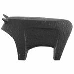 Textured Black Sampson Black Small Bull - LOOMLAN - Currey & Co - Statues & Sculptures