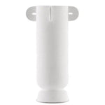 Textured White Happy 40 Tube White Vase - LOOMLAN - Currey & Co - Vases & Jars