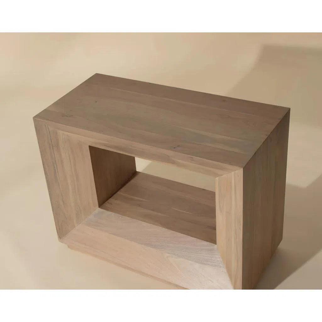 Thales Acacia Wooden Modern Nightstand - LOOMLAN - SUNPAN - Nightstands