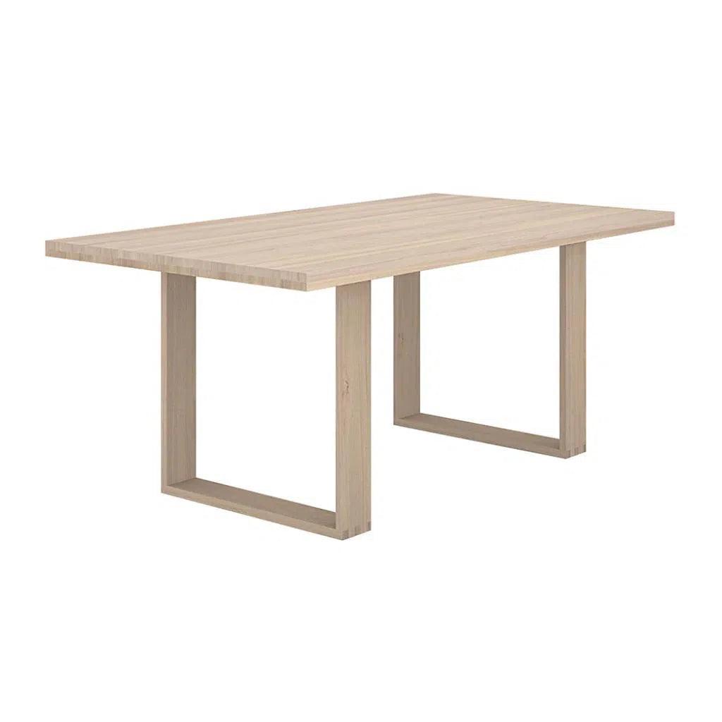 Thanus Wooden Rectangular Dining Table - LOOMLAN - SUNPAN - Dining Tables