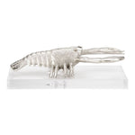 Thibault Decorative Silver Lobster Sculpture - LOOMLAN - Wildwood - Statues & Sculptures