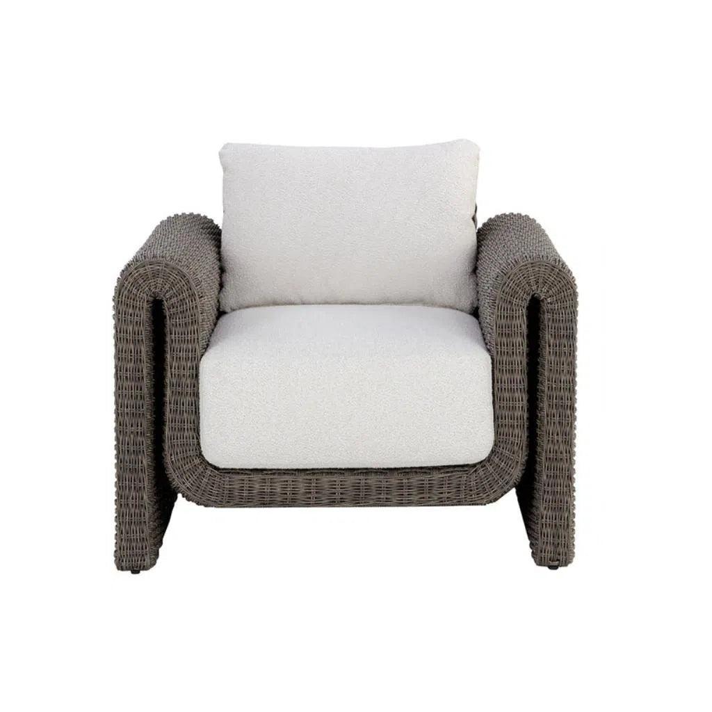 Tibi Fabric Outdoor Lounge Chair - LOOMLAN - SUNPAN - Outdoor Lounge Chairs