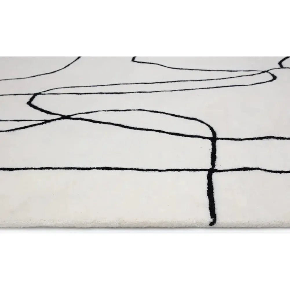 Tilda Hand - Tufted Ivory Rug - LOOMLAN - SUNPAN - Area Rugs