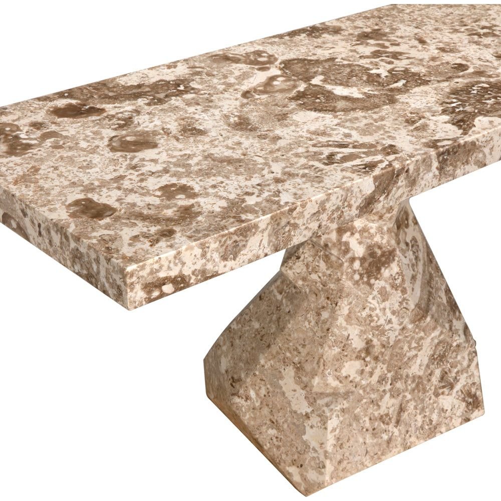 Tilden Marble Made Rectangular Console Table - LOOMLAN - Console Tables