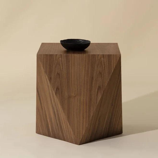 Timmons End Table By Sunpan Sleek Walnut Veneer - LOOMLAN - SUNPAN - Side Tables