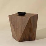 Timmons End Table By Sunpan Sleek Walnut Veneer - LOOMLAN - SUNPAN - Side Tables